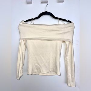 NWT ZARA OFF THE SHOULDER TOP